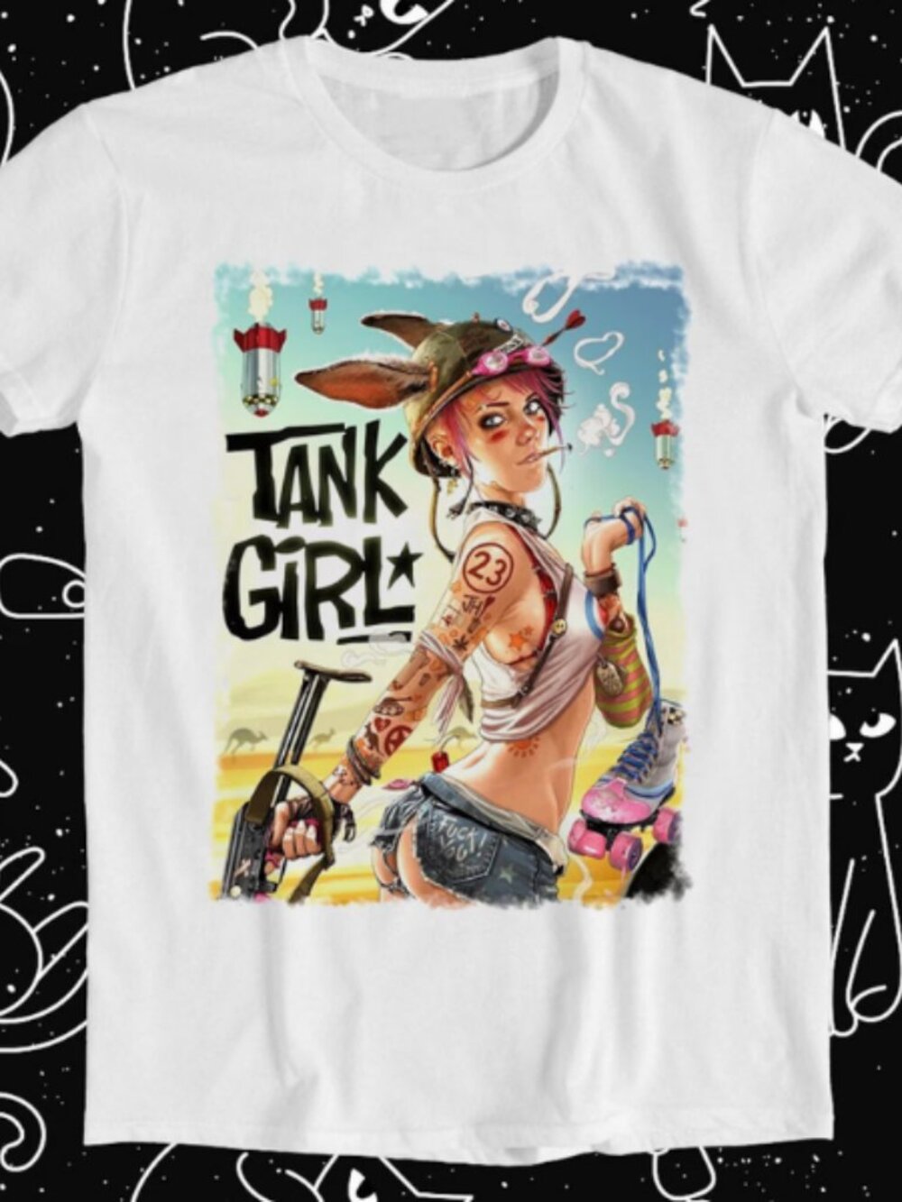 Tank Girl Feminist Charlie Don't Surf T-Shirt